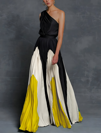 Vestido Maxi Asimétrico para Mujer