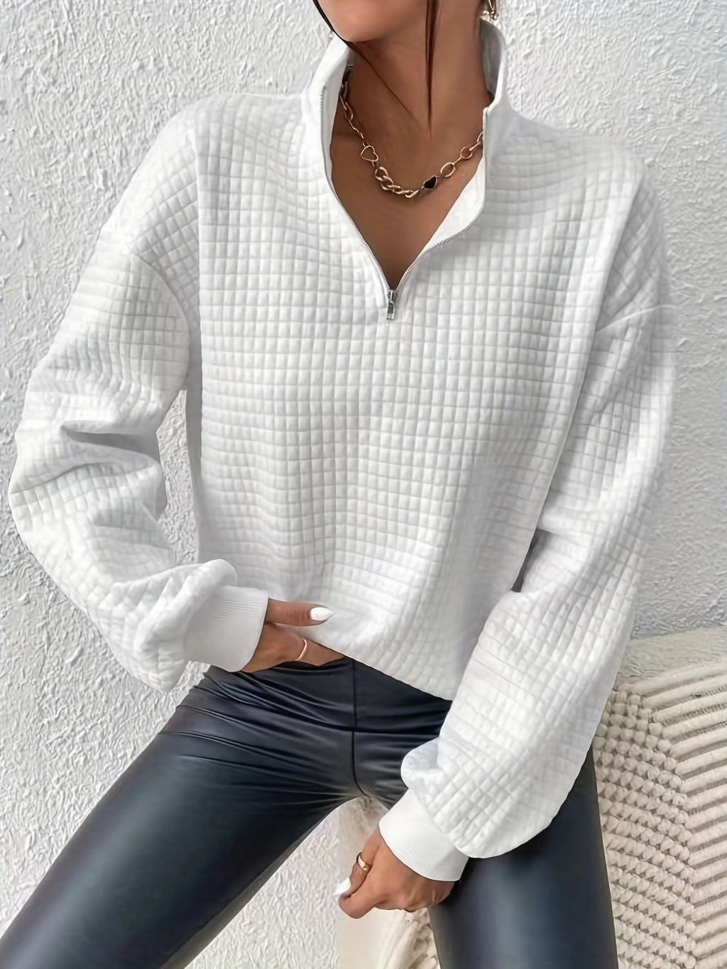 Quarter Zip Sweater for Women