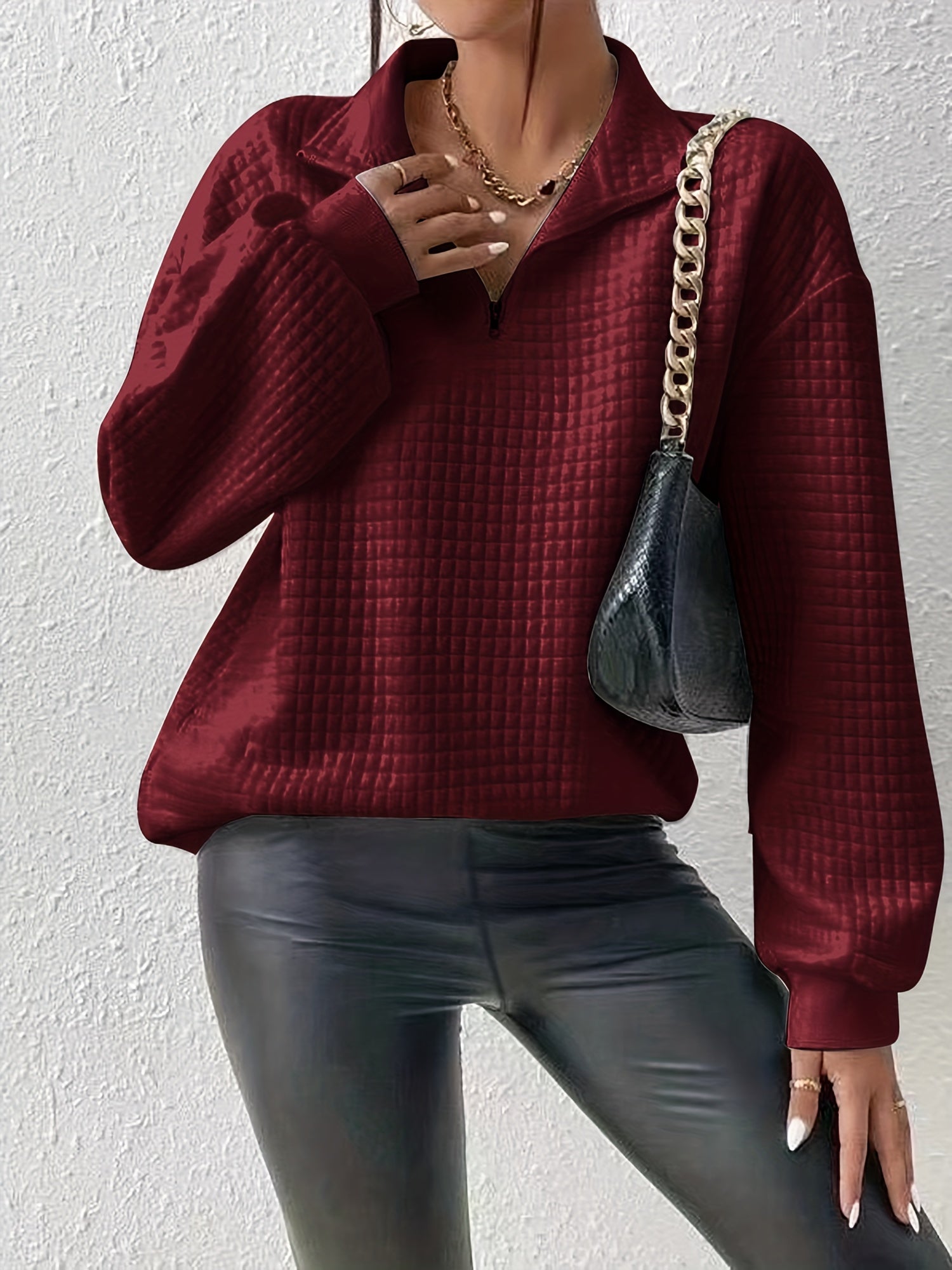 Quarter Zip Sweater for Women