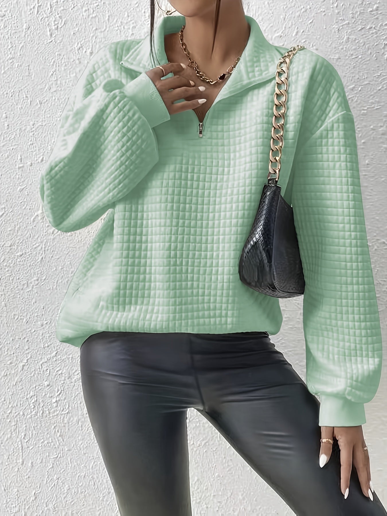 Quarter Zip Sweater for Women