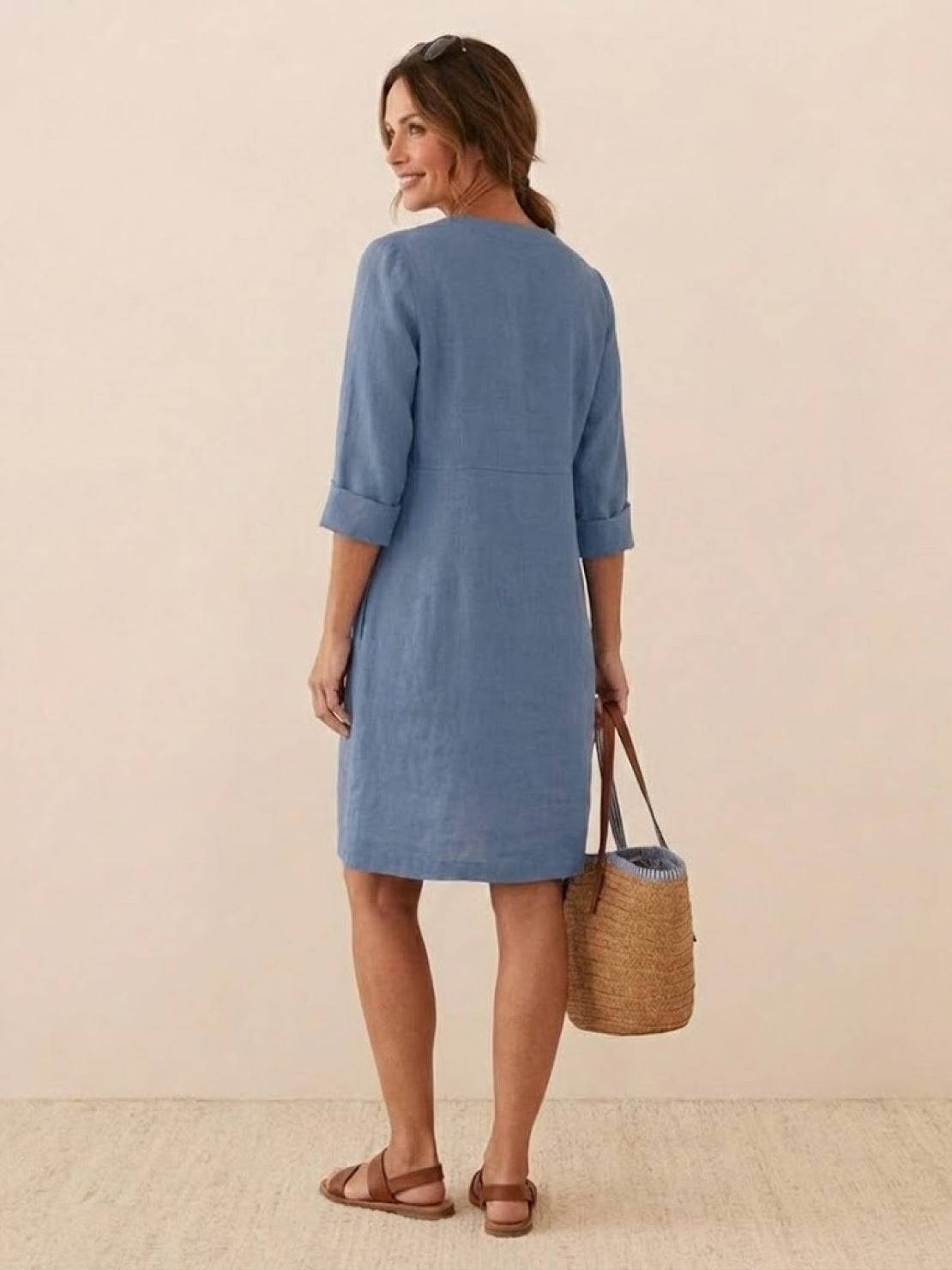 Vestido Denim con Pockets para Mujer | Ideal para el Día a Día