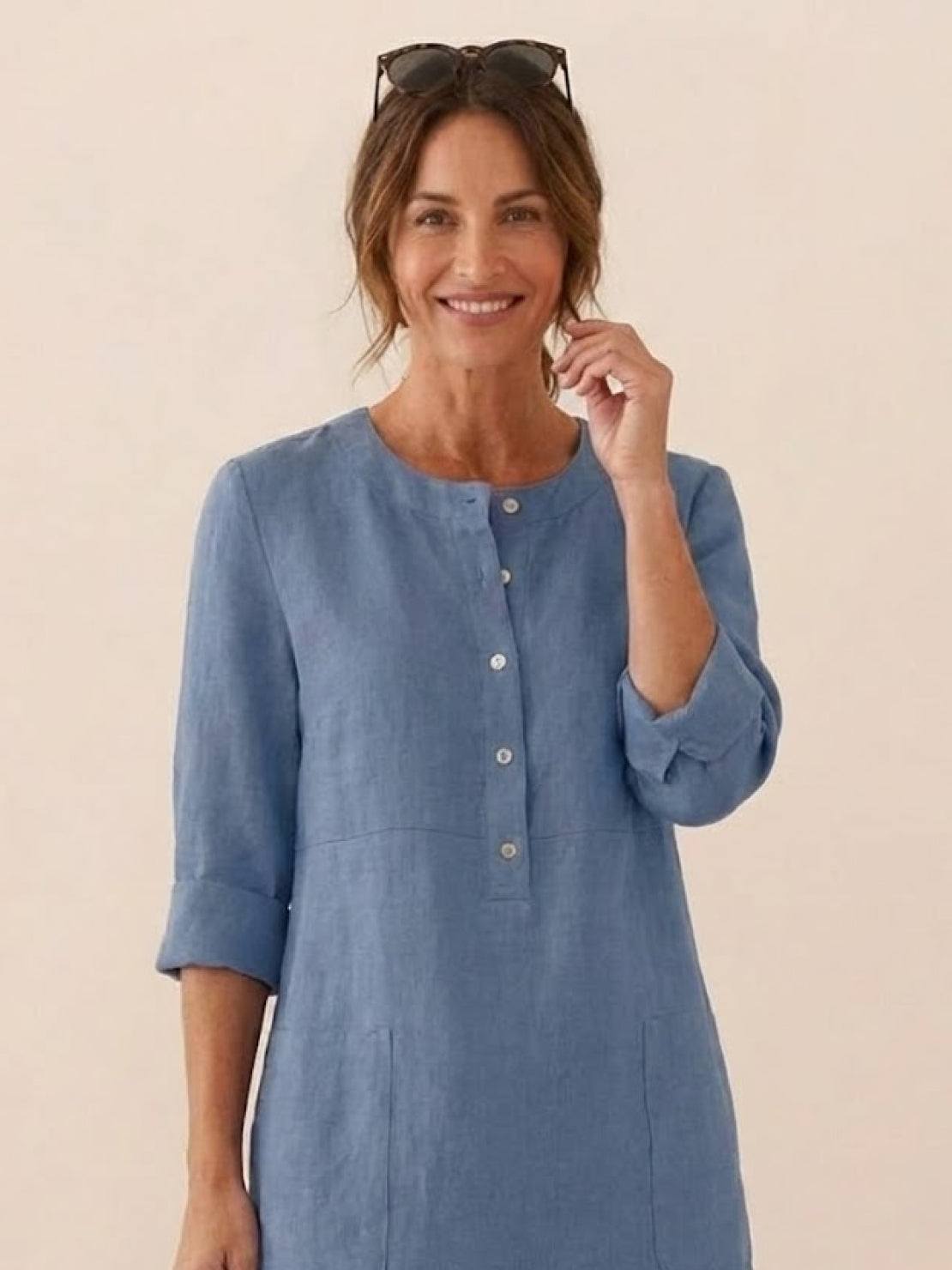 Vestido Denim con Pockets para Mujer | Ideal para el Día a Día