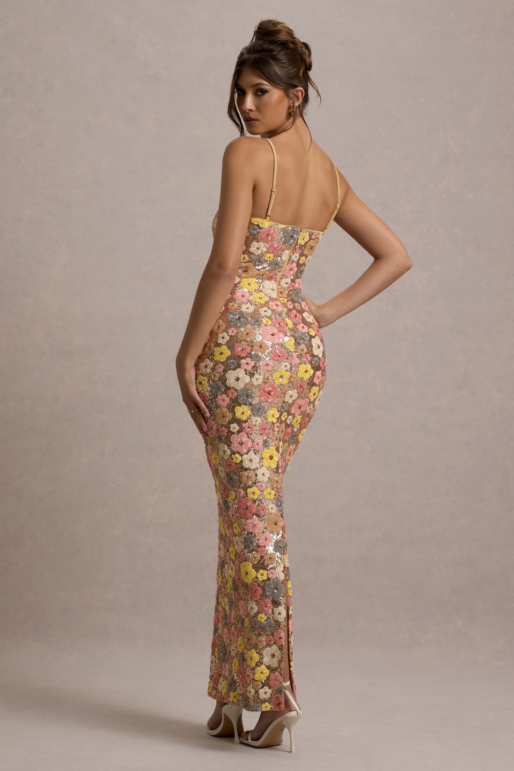 Vestido Largo con Tirantes Ajustables para Mujer