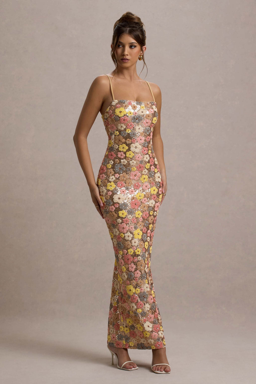Vestido Largo con Tirantes Ajustables para Mujer