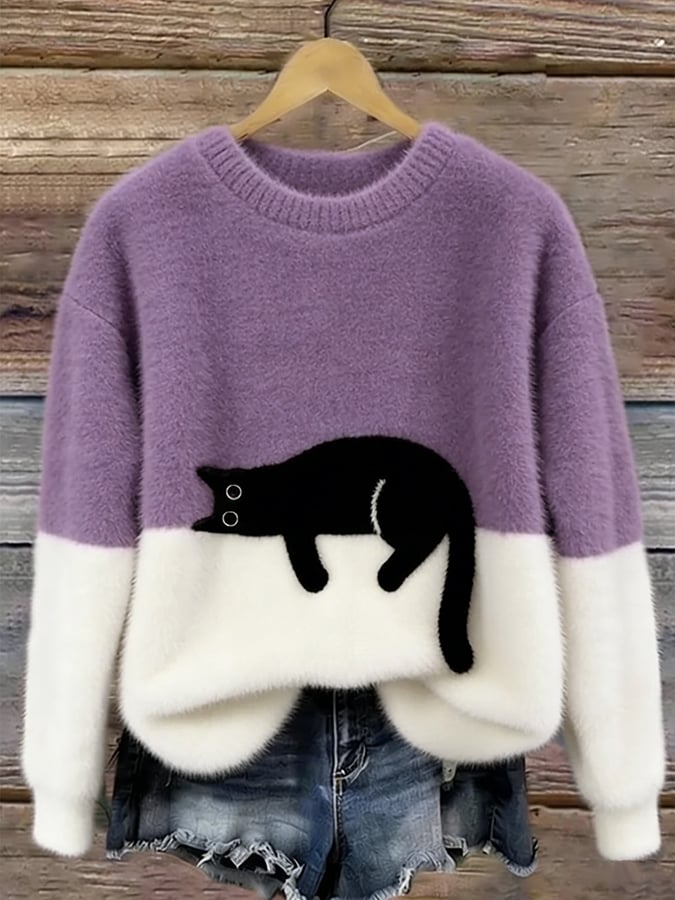 Cat Sweater for Women