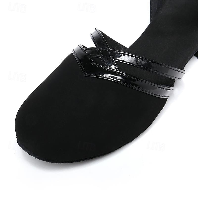 Zapatos de Baile con Tiras y Tacón Bajo para Mujer